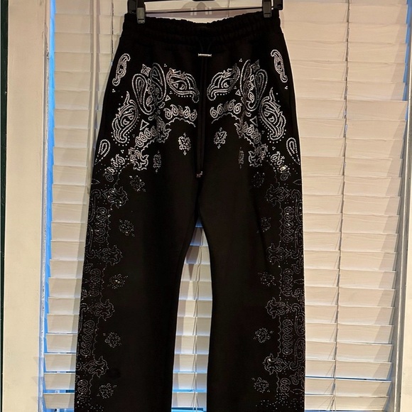 AMIRI Crystal Bandana Sweat Suit SET - Picture 3 of 7